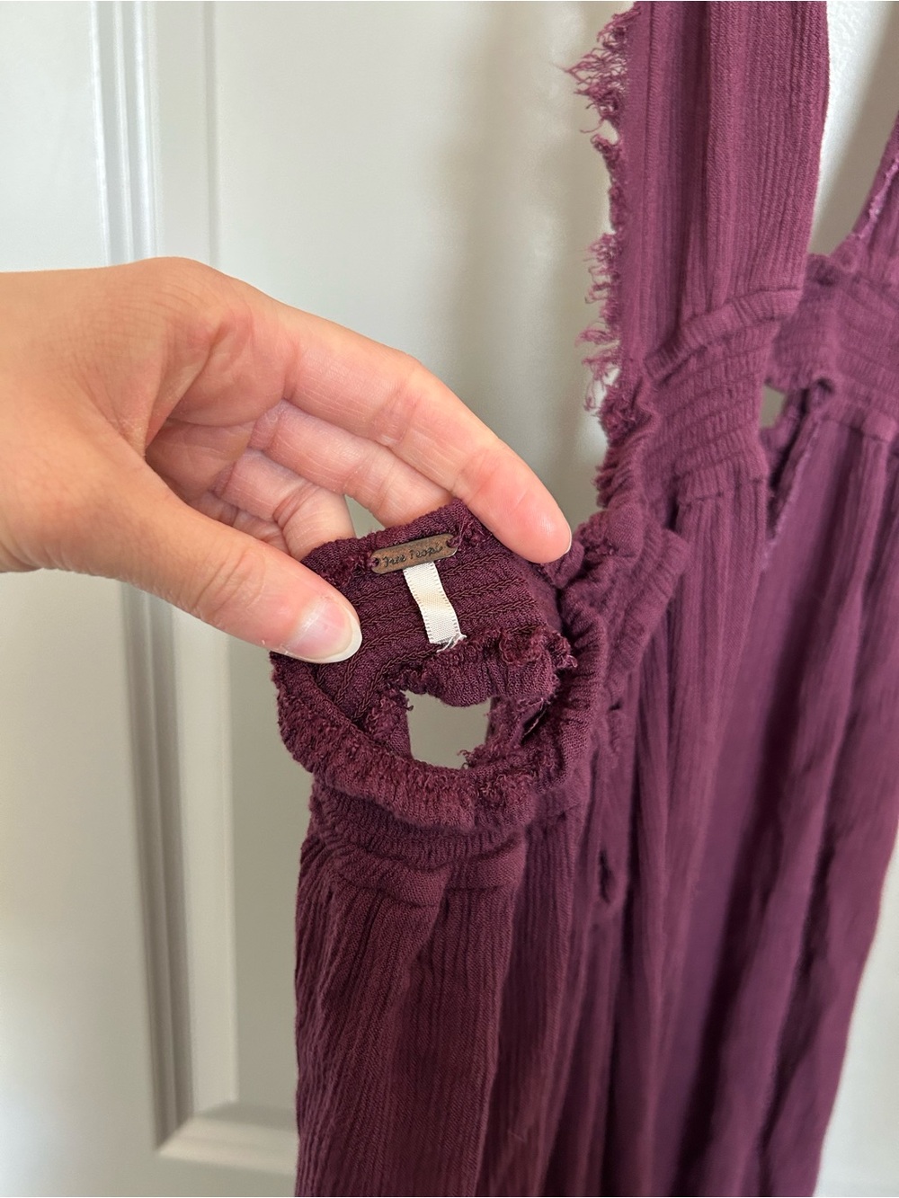 Free People Look Into the Sun Halter Maxi Dress - Rose Plum - Picture 9 of 11